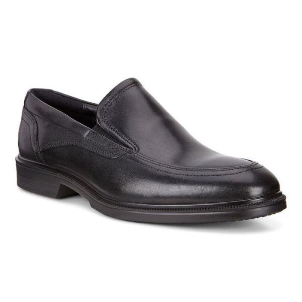 ECCO SHOES -LISBON APRON SLIP ON-BLACK