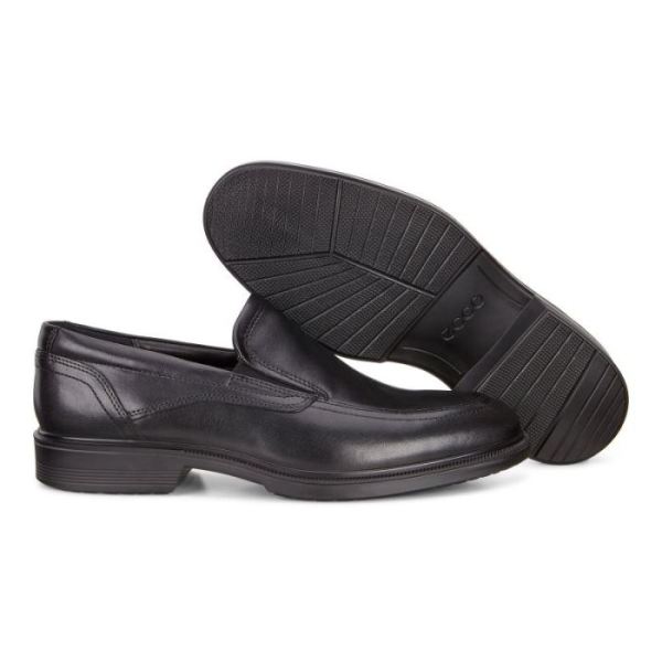 ECCO SHOES -LISBON APRON SLIP ON-BLACK