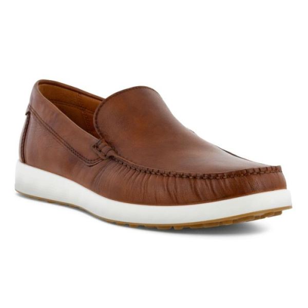 ECCO SHOES -S LITE MEN'S MOC CLASSIC-COGNAC