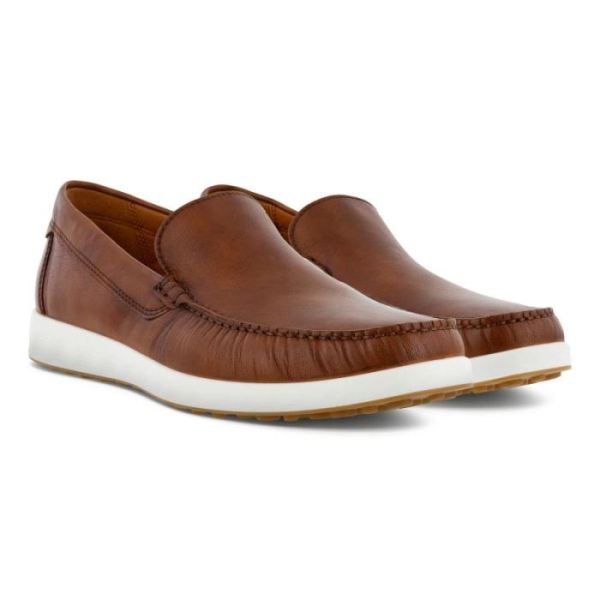 ECCO SHOES -S LITE MEN'S MOC CLASSIC-COGNAC