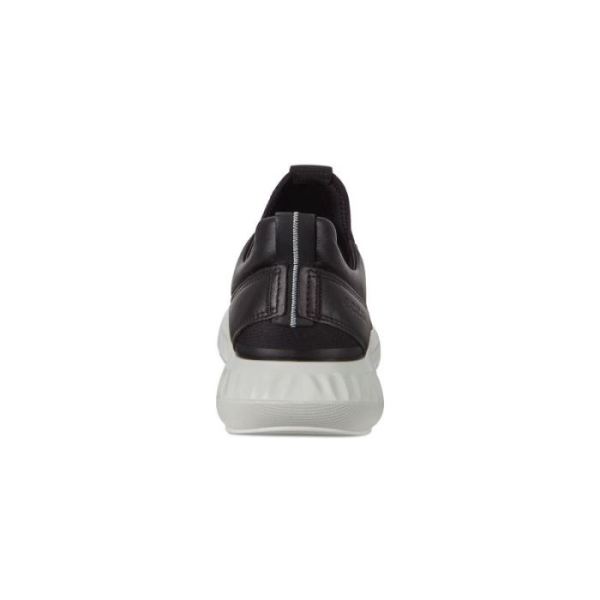 ECCO SHOES -ST.1 LITE MEN'S SLIP-ON SNEAKERS-BLACK/BLACK/BLACK