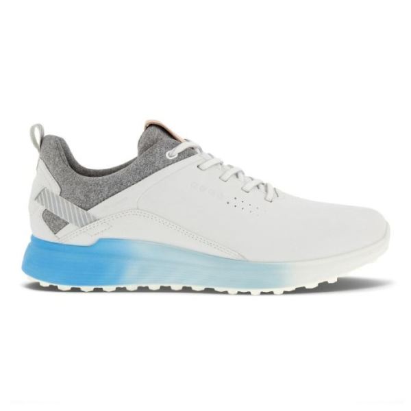 ECCO SHOES -MEN'S GOLF S-THREE SHOE-WHITE