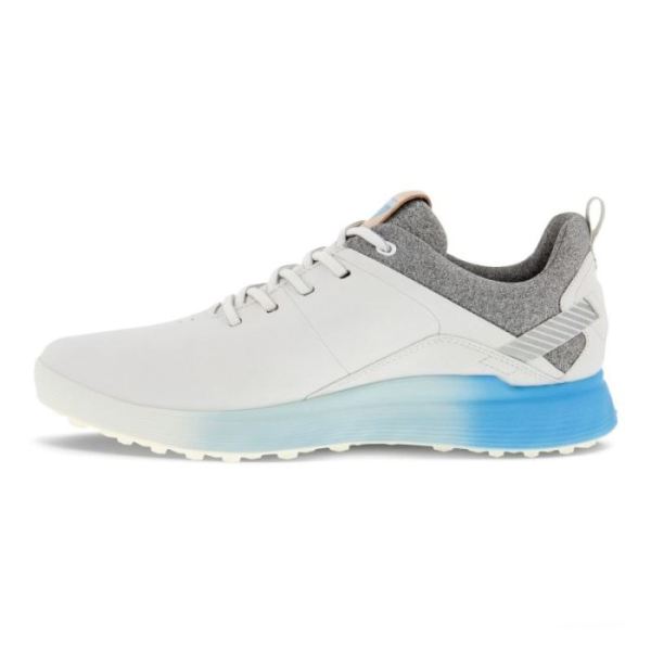 ECCO SHOES -MEN'S GOLF S-THREE SHOE-WHITE