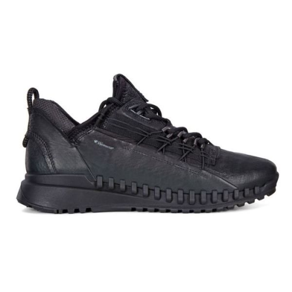 ECCO SHOES -ZIPFLEX WOMEN'S LOW DYNEEMA SHOES-BLACK