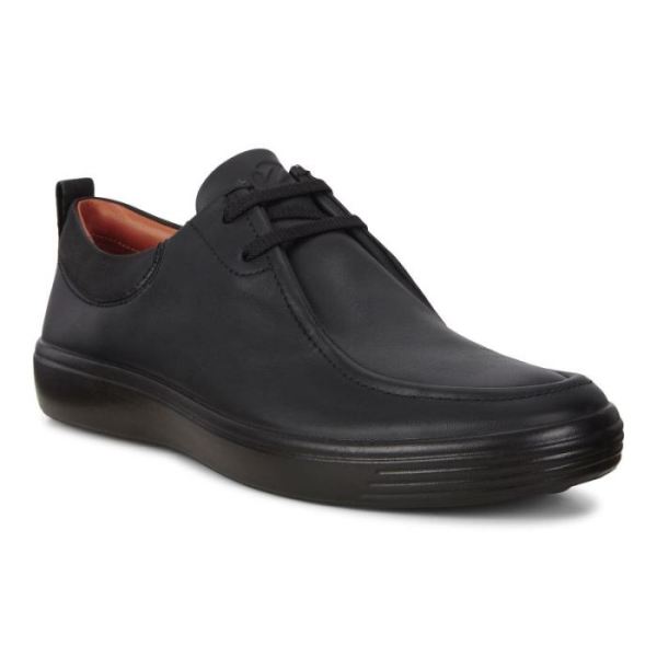 ECCO SHOES -SOFT 7 MEN'S MOCCASINS-BLACK/BLACK