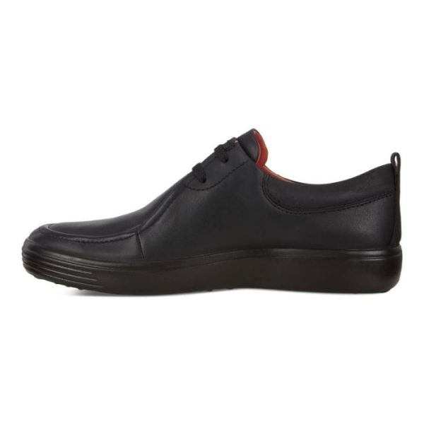 ECCO SHOES -SOFT 7 MEN'S MOCCASINS-BLACK/BLACK