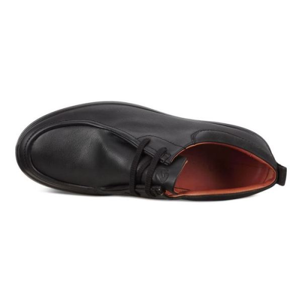 ECCO SHOES -SOFT 7 MEN'S MOCCASINS-BLACK/BLACK