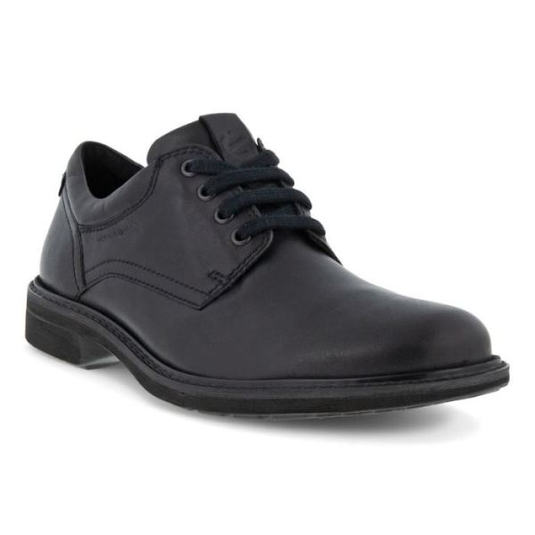 ECCO SHOES -TURN PLAIN TOE HM MEN'S OXFORD-BLACK