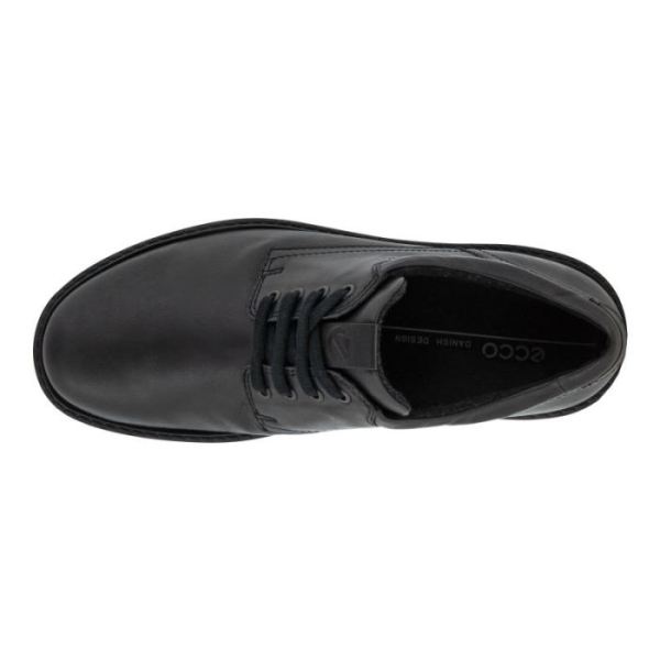 ECCO SHOES -TURN PLAIN TOE HM MEN'S OXFORD-BLACK
