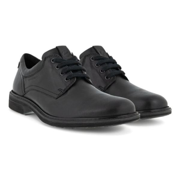 ECCO SHOES -TURN PLAIN TOE HM MEN'S OXFORD-BLACK