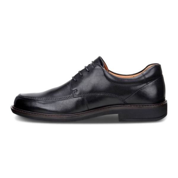 ECCO SHOES -HOLTON APRON TOE TIE-BLACK