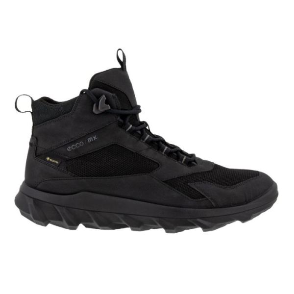 ECCO SHOES -MX MEN'S MID BOOT GTX-BLACK/BLACK