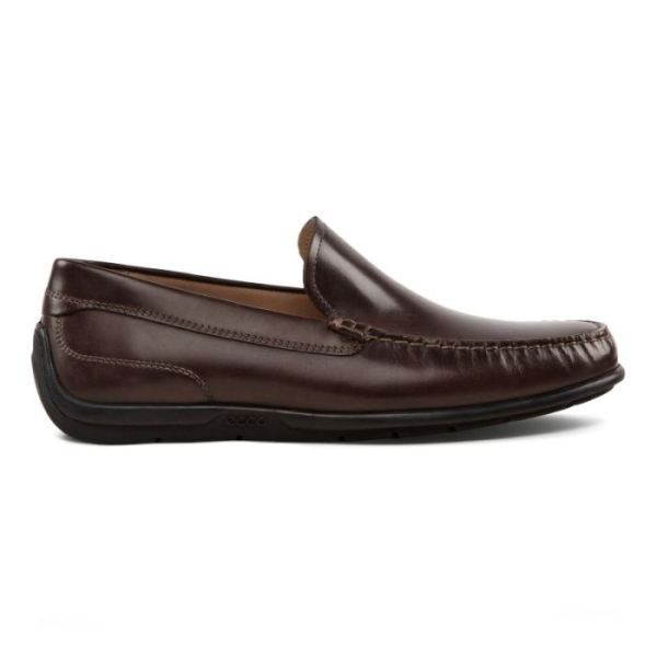 ECCO SHOES -CLASSIC MEN'S MOC 2.0-COFFEE
