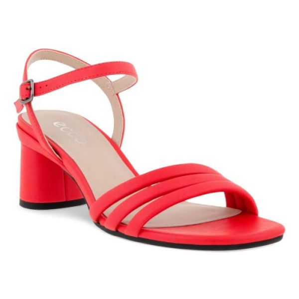 ECCO SHOES -ELEVATE 65 BLOCK WOMEN'S SANDAL-HIBISCUS