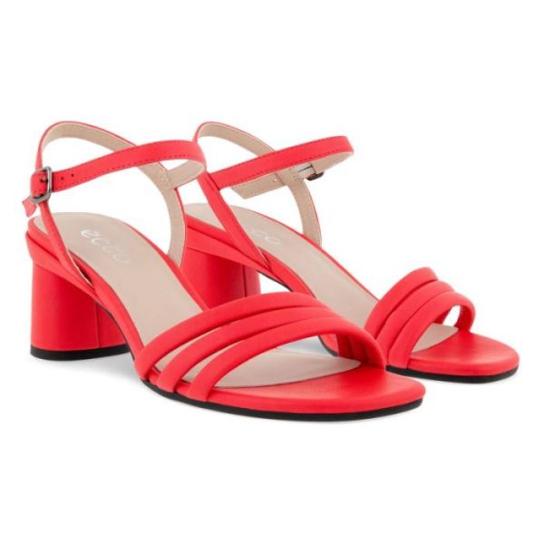 ECCO SHOES -ELEVATE 65 BLOCK WOMEN'S SANDAL-HIBISCUS