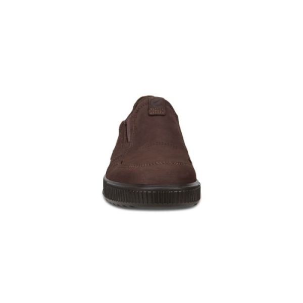 ECCO SHOES -BYWAY MEN'S SLIP ON SNEAKER-MOCHA
