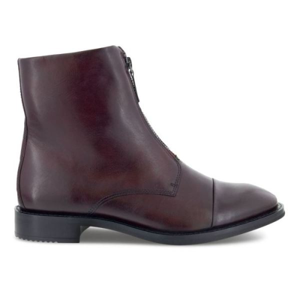 ECCO SHOES -SARTORELLE 25 TAILORED CENTRAL ZIP ANKLE BOOT-ANDORRA