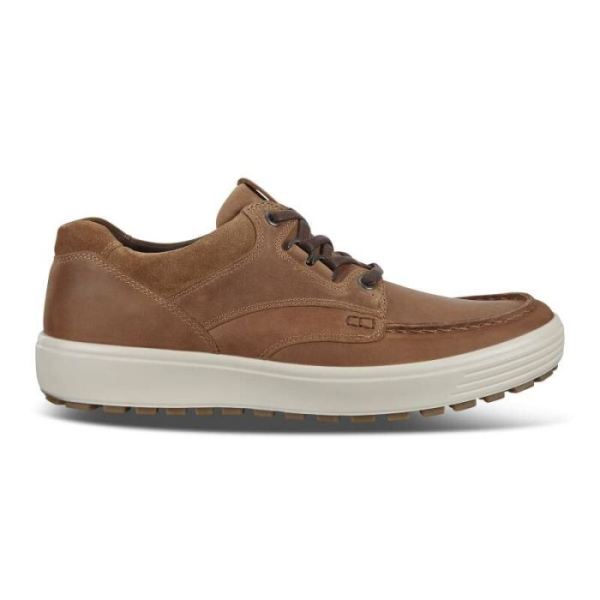 ECCO SHOES -SOFT 7 TRED MEN'S SHOES-CAMEL/CAMEL