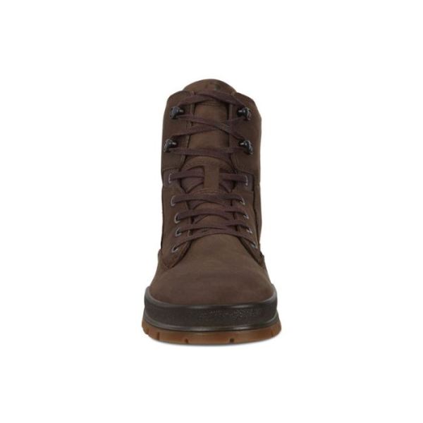 ECCO SHOES -TRACK 25 MEN'S MID HM PL-COFFEE/COFFEE