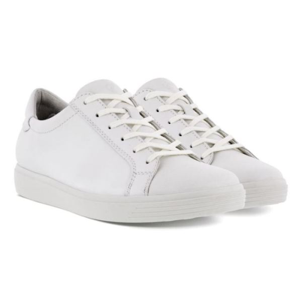 ECCO SHOES -SOFT CLASSIC W SHOE-WHITE