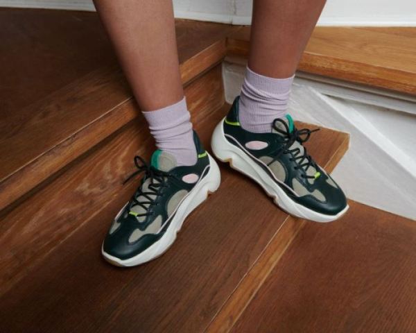ECCO SHOES -CHUNKY WOMEN'S SNEAKER MULTI-MULTICOLOR SEA TANGLE