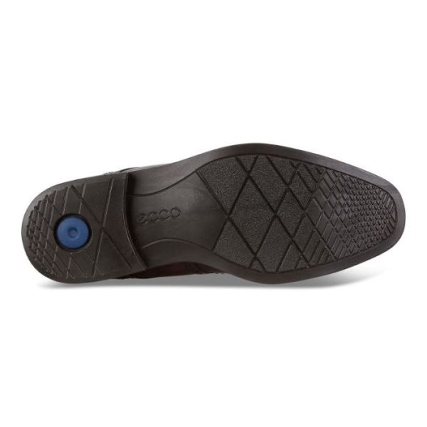 ECCO SHOES -MELBOURNE WINGTIP TIE-COCOA BROWN