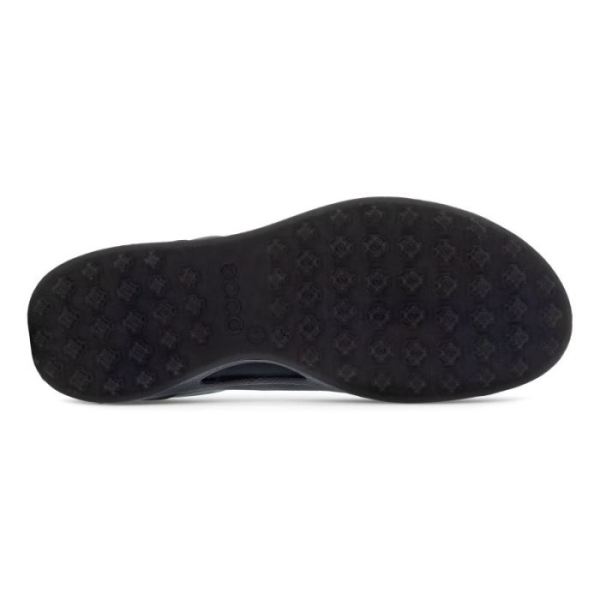 ECCO SHOES -MEN'S GOLF BIOM HYBRID LACED-BLACK/BUFFED SILVER/BLACK