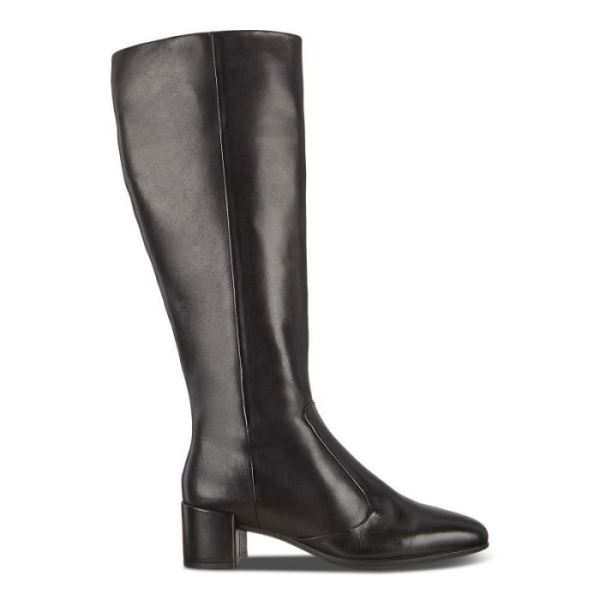 ECCO SHOES -SHAPE 35 WOMEN'S HIGH-CUT SQUARED BOOT-BLACK