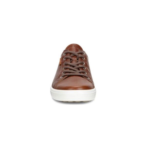 ECCO SHOES -SOFT 7 MEN'S SNEAKER-WHISKY
