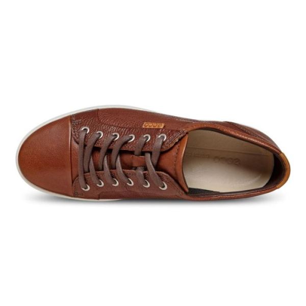 ECCO SHOES -SOFT 7 MEN'S SNEAKER-WHISKY