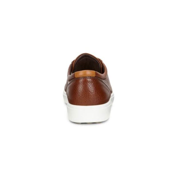 ECCO SHOES -SOFT 7 MEN'S SNEAKER-WHISKY