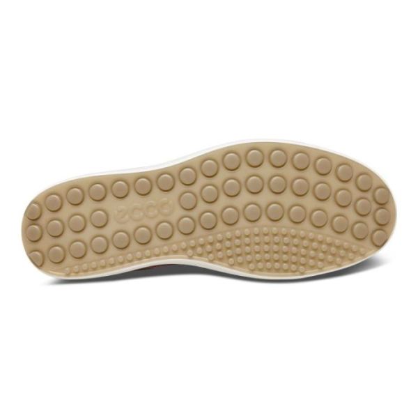 ECCO SHOES -SOFT 7 MEN'S SNEAKER-WHISKY