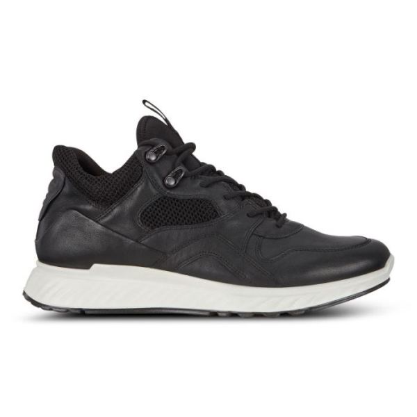 ECCO SHOES -ST.1 MEN'S ANKLE BOOT-BLACK/BLACK