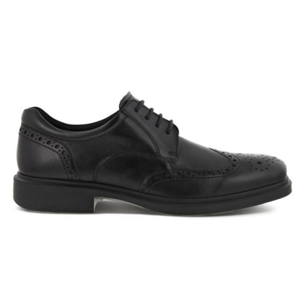 ECCO SHOES -HELSINKI 2.0 MEN'S WING TIP TIE-BLACK