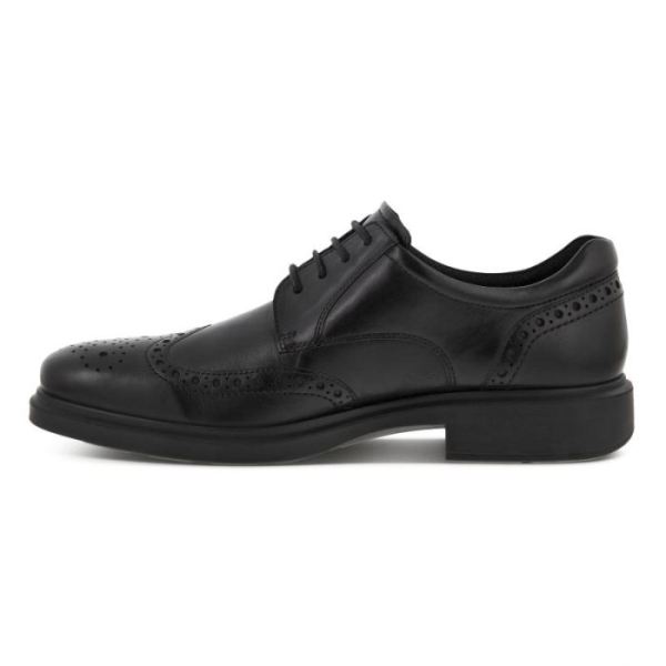ECCO SHOES -HELSINKI 2.0 MEN'S WING TIP TIE-BLACK