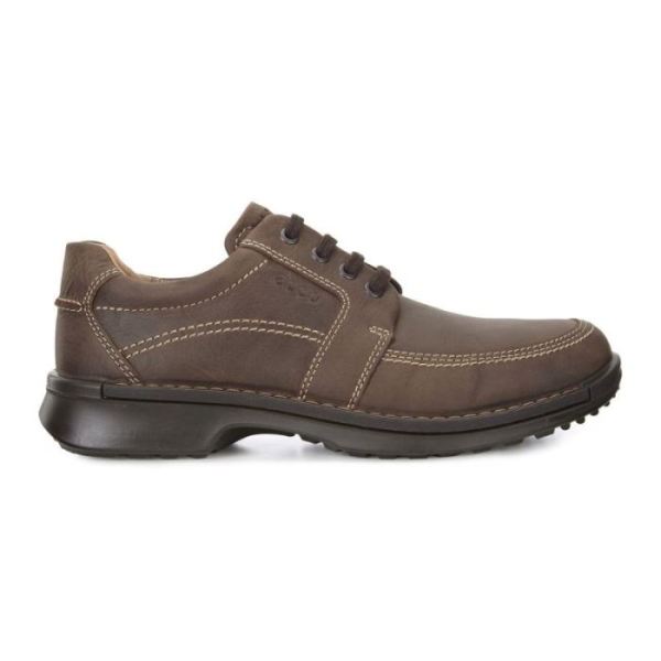 ECCO SHOES -FUSION II TIE-COCOA BROWN