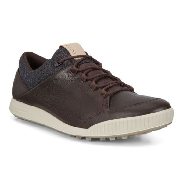 ECCO SHOES -MEN'S STREET RETRO GOLF SHOES-MOCHA