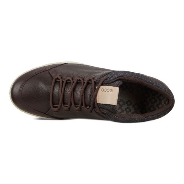 ECCO SHOES -MEN'S STREET RETRO GOLF SHOES-MOCHA
