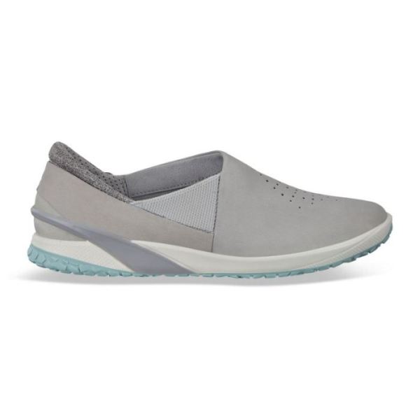 ECCO SHOES -BIOM LIFE WOMEN'S LEA SLIP-ON SHOES-CONCRETE