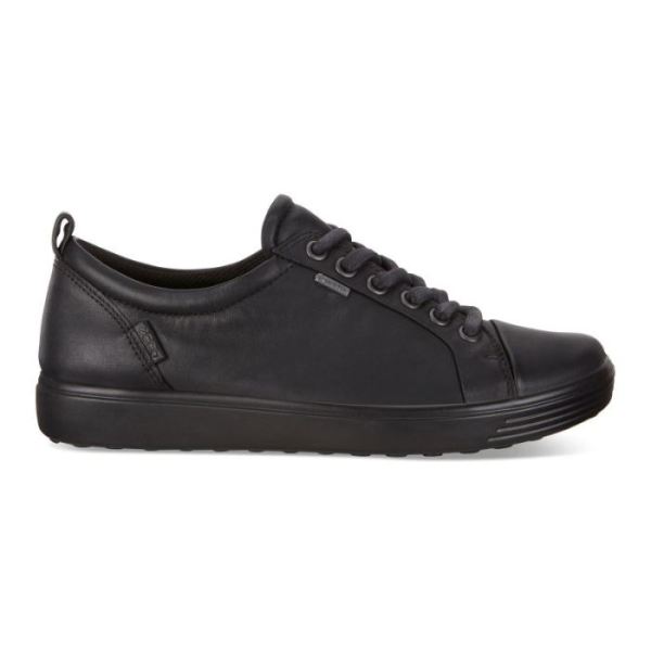 ECCO SHOES -SOFT 7 WOMEN'S SNEAKER GTX-BLACK