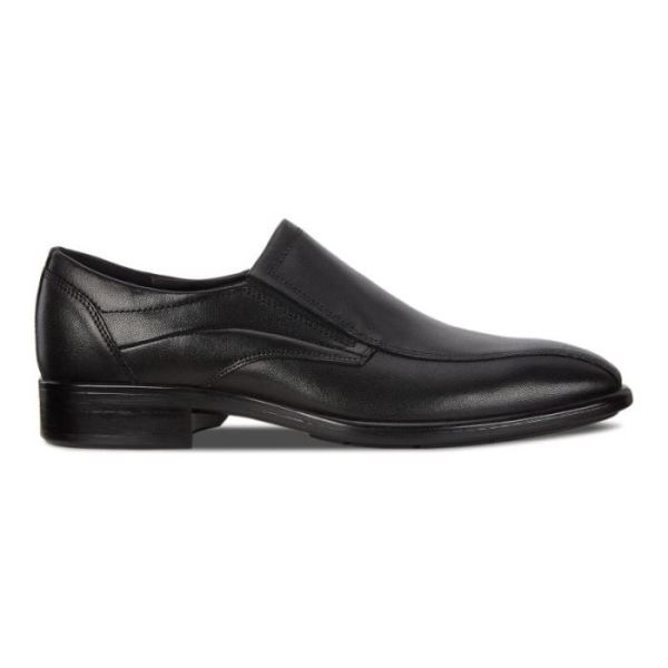 ECCO SHOES -CITYTRAY MEN'S BIKE TOE SLIP-ON-BLACK