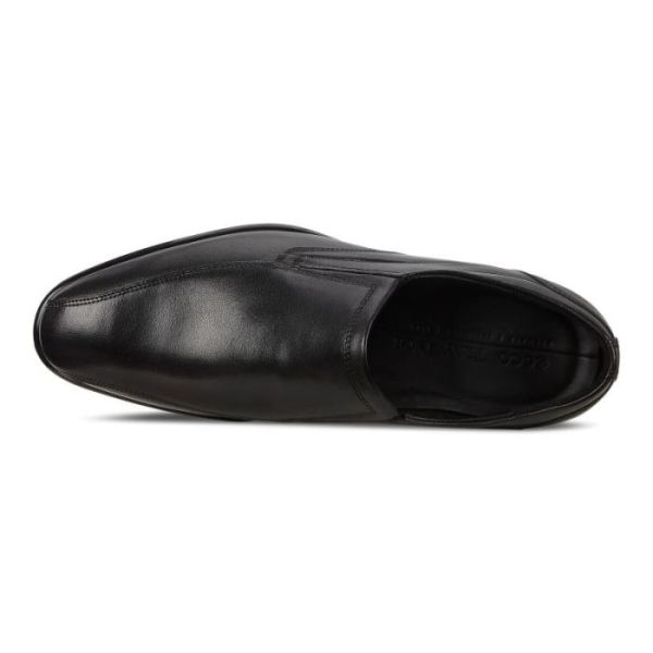 ECCO SHOES -CITYTRAY MEN'S BIKE TOE SLIP-ON-BLACK