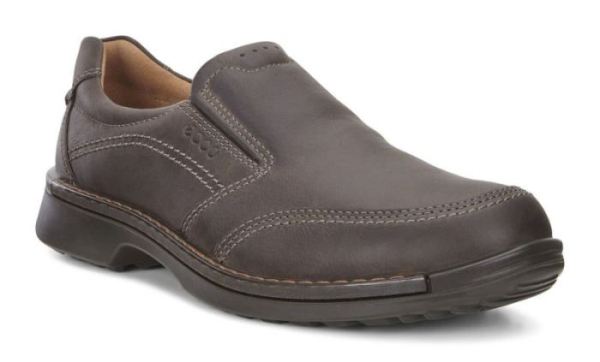 ECCO SHOES -FUSION II SLIP ON-COFFEE