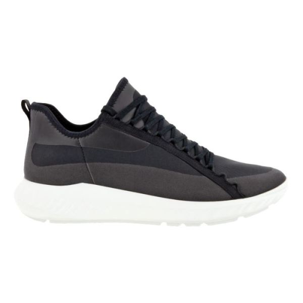 ECCO SHOES -ATH-1FW WOMEN'S SLIP-ON SNEAKER-BLACK/BLACK