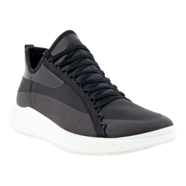 ECCO SHOES -ATH-1FW WOMEN'S SLIP-ON SNEAKER-BLACK/BLACK