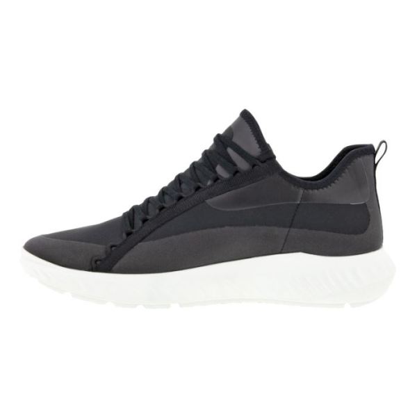 ECCO SHOES -ATH-1FW WOMEN'S SLIP-ON SNEAKER-BLACK/BLACK