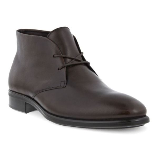 ECCO SHOES -CITYTRAY MEN'S CHUKKA BOOT-COCOA BROWN