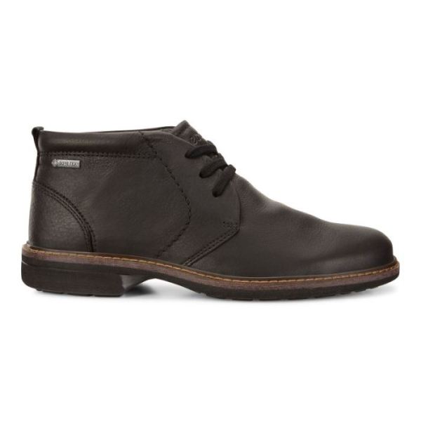 ECCO SHOES -TURN GTX MEN'S CHUKKA TIE-BLACK