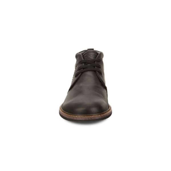 ECCO SHOES -TURN GTX MEN'S CHUKKA TIE-BLACK