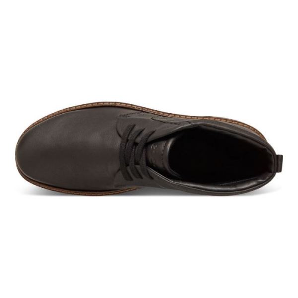 ECCO SHOES -TURN GTX MEN'S CHUKKA TIE-BLACK